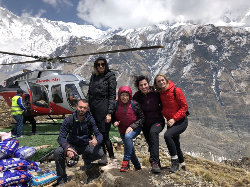 Annapurna Base Camp Helicopter Sightseeing Tour - Arriving at Annapurna Base Camp