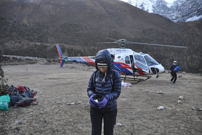 Everest Base Camp Helicopter Tour landing at Hotel Everest View - Hotel Everest View: the optional breakfast stop