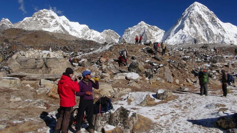 Everest Base Camp Trek from Lukla - Tengboche Monastery and the forested Khumbu Valley
