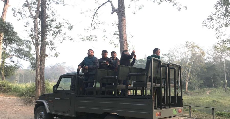 From Chitwan : Jeep Safari,Canoeing,Forest walk Day Tour - The Rapti River Canoe Ride: Quiet Water and Crocodile Watch