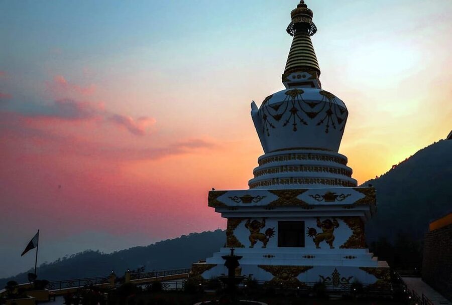 From Kathmandu: 2 Stupas and Kopan Monastery Spiritual Tour - Boudhanath Stupa: ending among pilgrims and prayer wheels