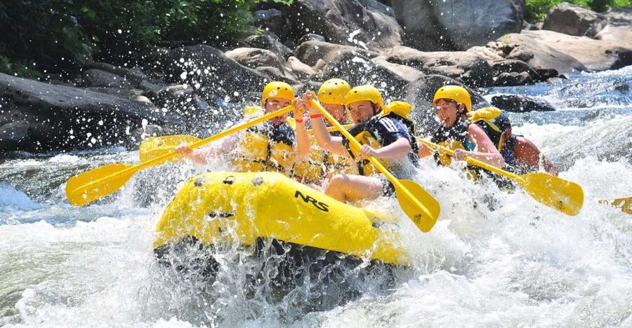 From Kathmandu / Pokhara / Chitwan: River Rafting - 1 Day - Finishing at Chitwan District and continuing onward