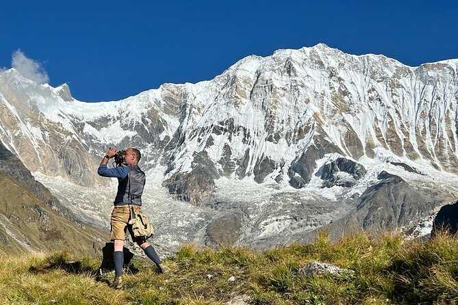 From Pokhara: Annapurna Base Camp (ABC) Helicopter Landing Tour - Pickup, group size, and weight rules