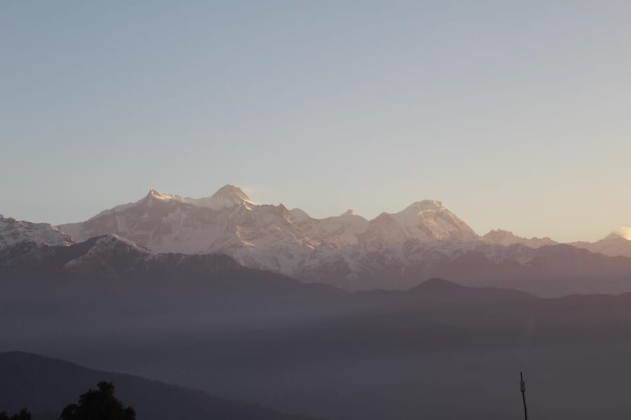 From Pokhara: Day Hiking Australian Camp & Dhampus - Walking from Australian Camp toward Dhampus