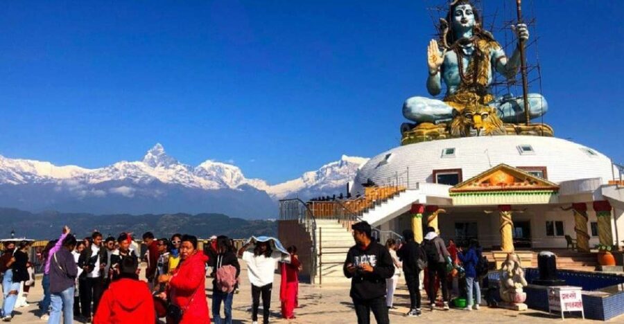 From Pokhara: Guided Day Jungle Hiking Tour with Boat Ride - Walking through the forest to the World Peace Pagoda