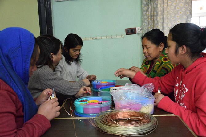 Handmade Jewellery Workshop with Nepali Women - Lunch prepared by women from the organization