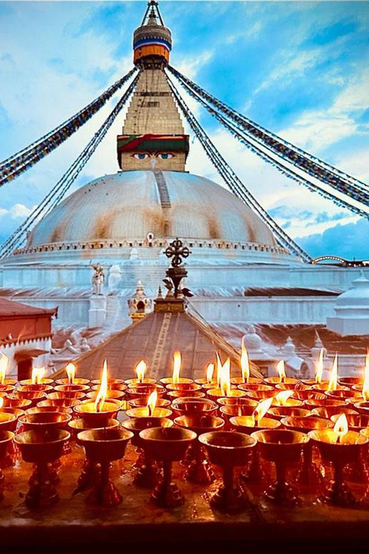 Kathmandu: 7 UNESCO-Listed city sites group day trip - Swayambhunath begins the day above the valley