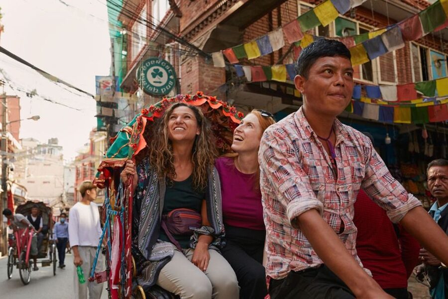 Kathmandu at Sunset: Explore the City on Rickshaw - Asan Market and Annapurna Temple