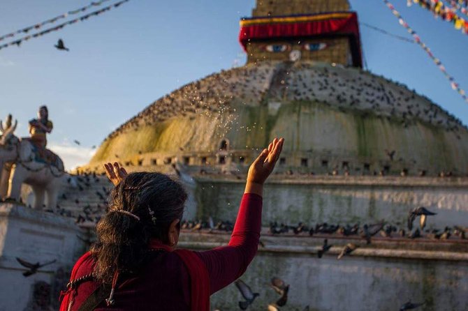 Kathmandu City in One Day with Bodhnath Stupa - Swayambhunath, the Monkey Temple, and the valley view