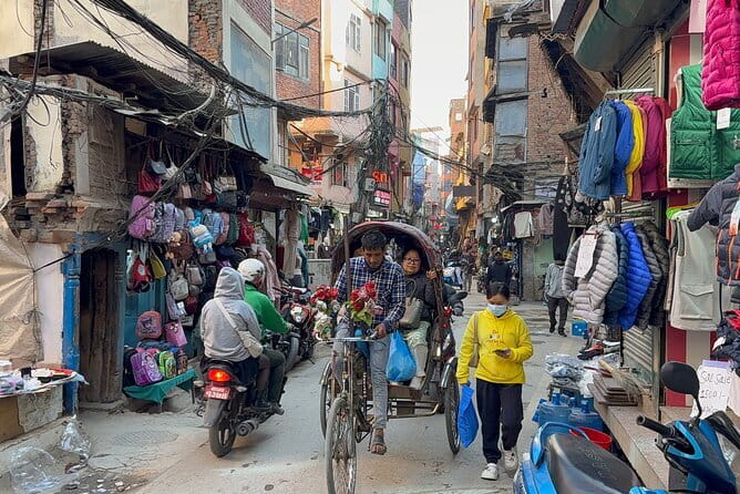 Kathmandu: Food, Drink and Shopping Rickshaw Tour - Meeting near Kaiser Library and getting started