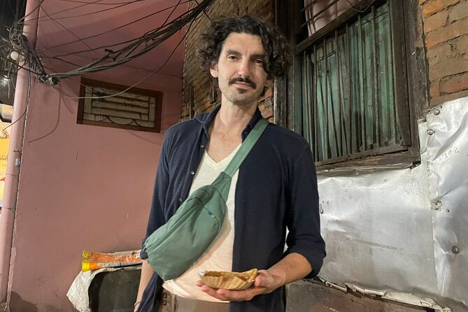 Kathmandu Food & Drink Walking Tour Taste Local Delicacies - Indra Chowk links food with old Kathmandu