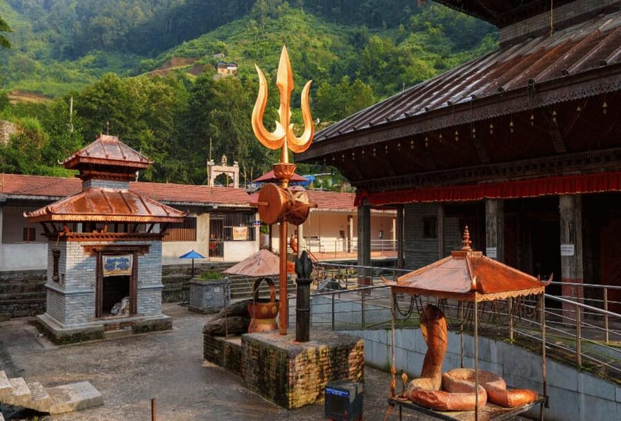 Kathmandu: Nagarkot, Bhaktapur, Doleswor & Sanga Statue Tour - Doleshwor Mahadev and the Kedarnath connection