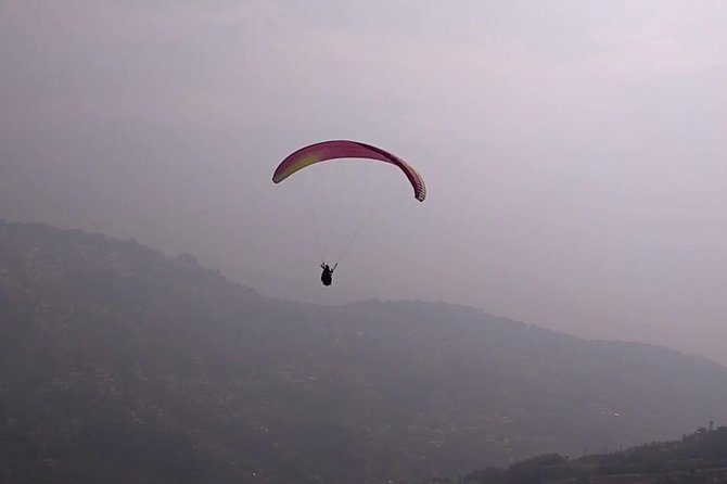 Kathmandu Paragliding - Leaving Thamel for the Kathmandu sky