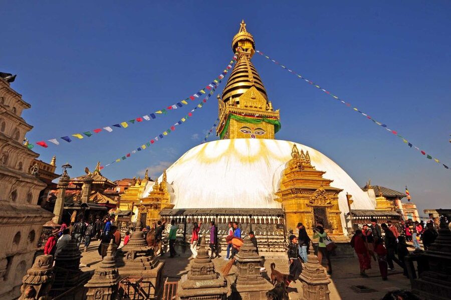Kathmandu : Swambhunath & Durbar Square Guided Half Day Tour - Climbing to Swayambhunath, the Monkey Temple