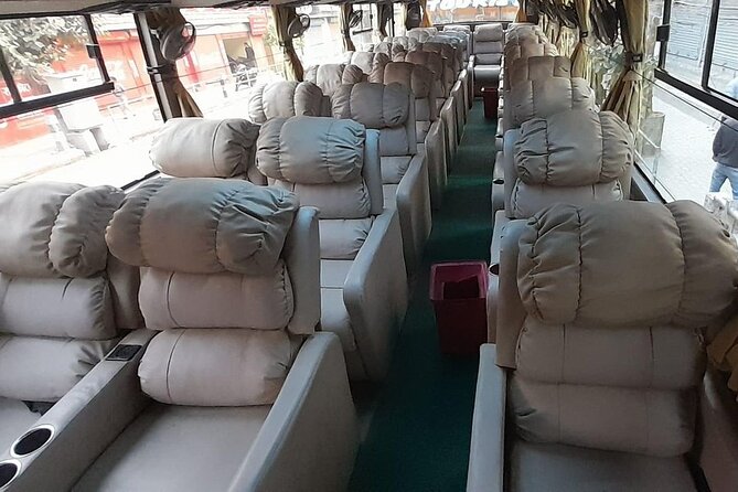 Kathmandu to Pokhara Vip Sofa Bus Ticket - The mobile ticket and boarding process