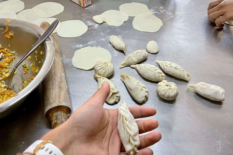 Kathmandu: Traditional Momo Making Class & Pickup - Choosing Ingredients on the Market Visit