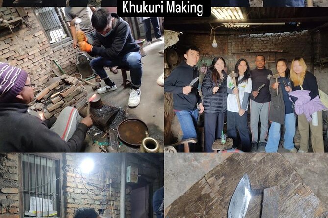 Knife (Khukuri) Making Workshop- Forge of the Gurkhas - Hammering the heated iron