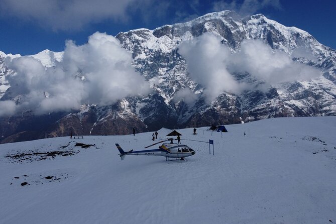 Landing Annapurna Base Camp by Helicopter Tour from Pokhara - Landing at Annapurna South Base Camp