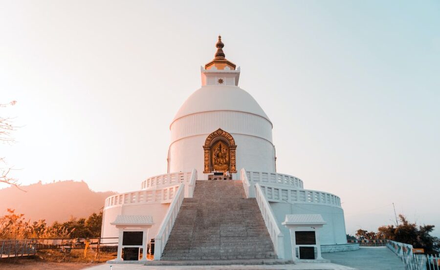 Magical Sunset Tour of Pokhara: Davis Fall, Cave & Pagoda - Gupteswor Mahadev Cave: a sacred stop below the city