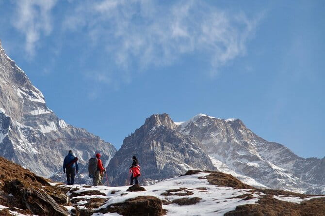 Mardi Himal Base Camp Trek from Pokhara 4 Days - Day one: Forest Camp and the first view of Fishtail
