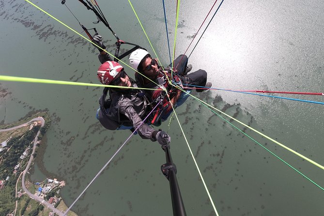 Paragliding - The landing and ride back to Pokhara