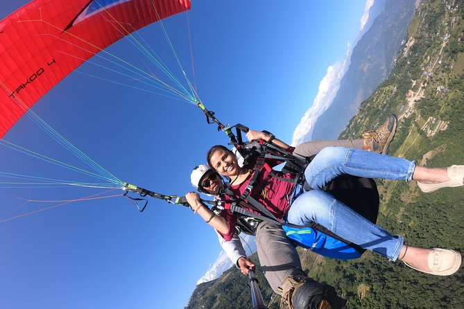 Paragliding at Pokhara - Returning From the Landing Area