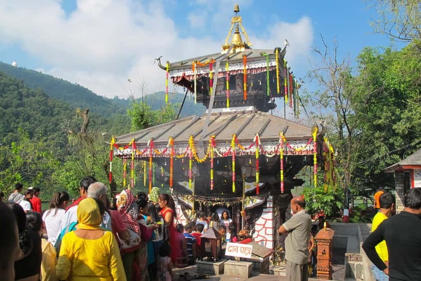 Pokhara: 1-Day World Peace Pagoda and Lord Shiva Statue Trek - World Peace Pagoda at 1,100 meters