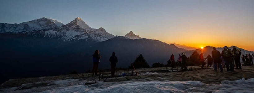 Pokhara: 3-Day Ghorephani and Poon Hill Private Trek - Day three: Poon Hill sunrise and the long return
