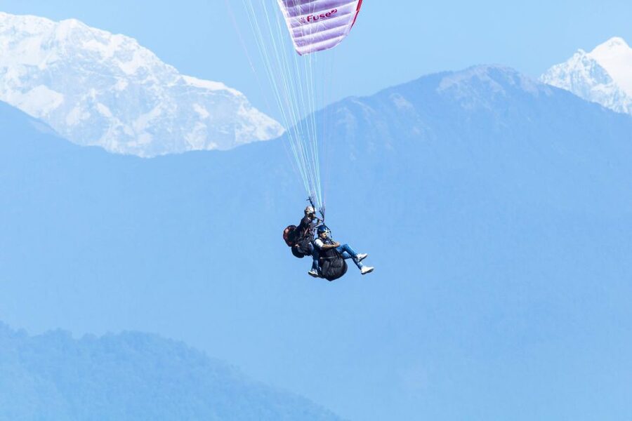 Pokhara: 30-Minute Tandem Paraglide - Photos, Video, and Phone Storage
