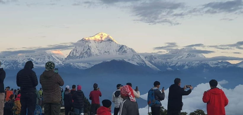 Pokhara: 4-Day Beautiful Ghorepani Poon Hill & Ghandruk Trek - Day 3: Poon Hill before dawn, then Tadapani