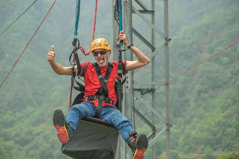 Pokhara: Experience The World's Steepest Zipline - From Lakeside to the launch site