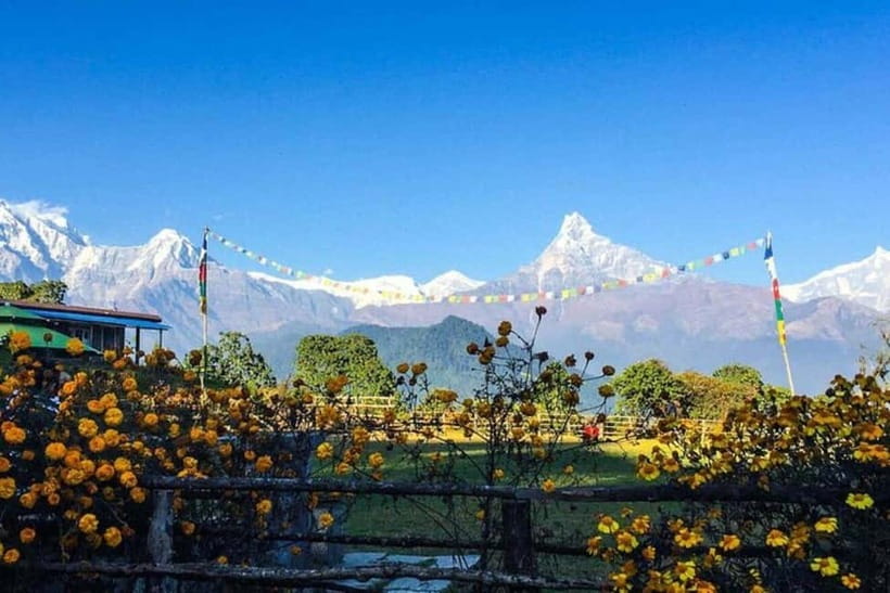 Pokhara: Poon Hill Trek - Day one: Pokhara to Nayapool and uphill to Ulleri