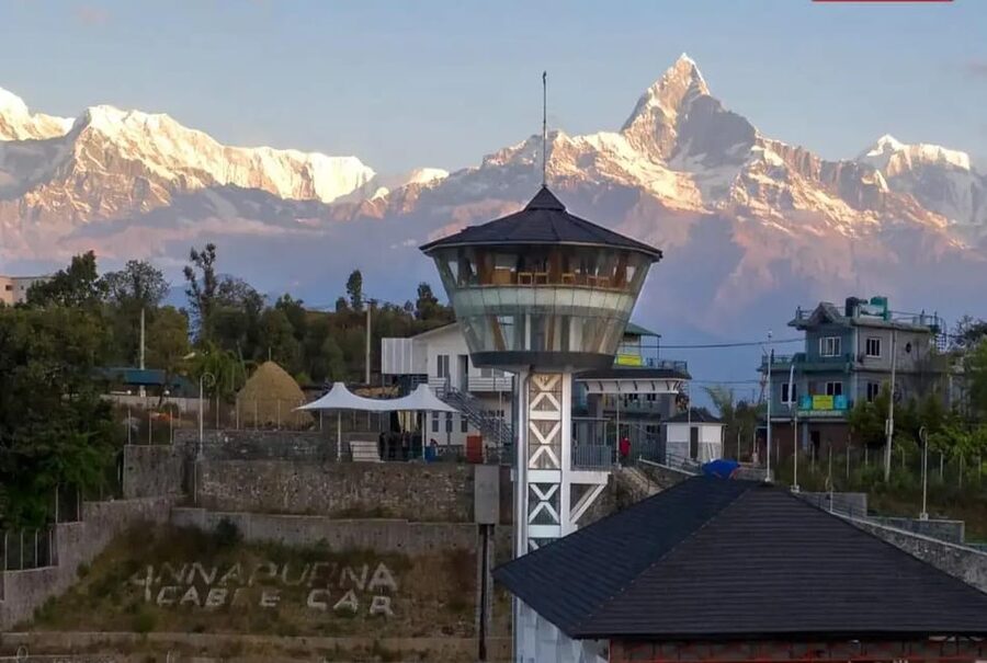 Pokhara Sarangkot : Cable Car (Himalayas) Sunrise Tour - Returning by cable car and private vehicle