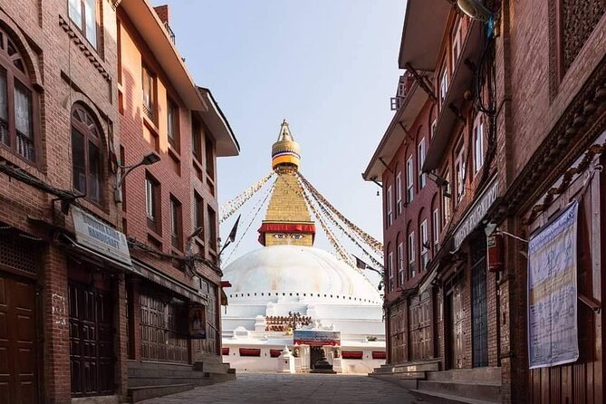 Private Tour of 4 UNESCO Heritage Sites in Kathmandu by Car - Boudhanath Stupa, the calm opening stop