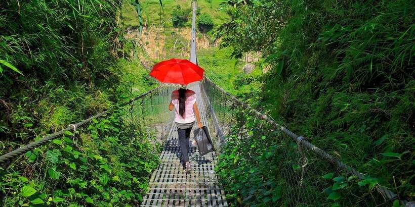 Seti George and Thrilling Suspension Bridge Tour at Pokhara - The first stop: river views and a narrow gorge