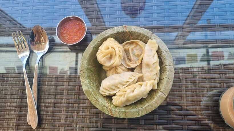 Traditional Momo Making Class - Preparing fillings with fresh ingredients
